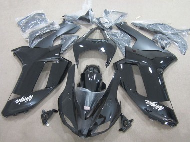 Schwarz Ninja 2007-2008 Kawasaki ZX6R Motorrad Verkleidung