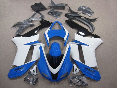 Schwarz 2007-2008 Kawasaki ZX6R Motorrad Verkleidung Kit