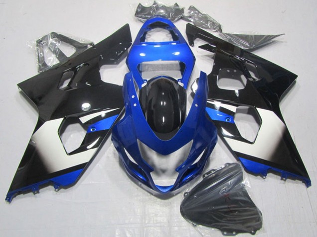 Blau Weiß Schwarz 2004-2005 Suzuki GSXR 600 Motorrad Verkleidung