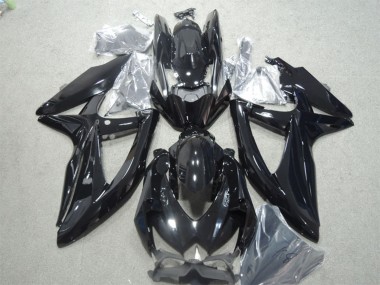 Glänzendes Schwarz 2008-2010 Suzuki GSXR 600 Motorrad Verkleidung