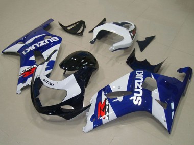 Blau Weiß 2001-2003 Suzuki GSXR 750 Motorrad Verkleidung