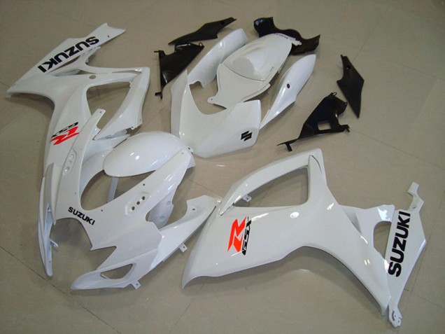 Weiß 2006-2007 Suzuki GSXR 750 Motorrad Verkleidung