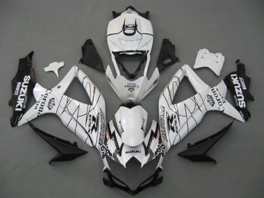 Weiß Schwarz Corona Extra Alstare 2008-2010 Suzuki GSXR 750 Motorrad Verkleidung