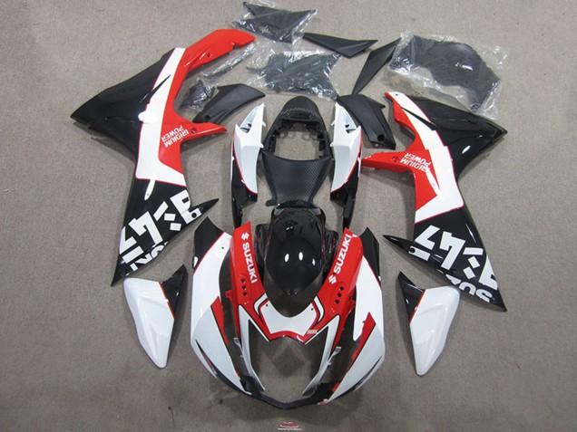 Schwarz Rot 2011-2024 Suzuki GSXR 750 Motorrad Verkleidung