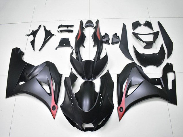 Matt Schwarz Rot 2017-2025 Suzuki GSXR 1000 Motorrad Verkleidung