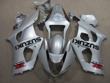 Silber 2003-2004 Suzuki GSXR 1000 Motorrad Verkleidung