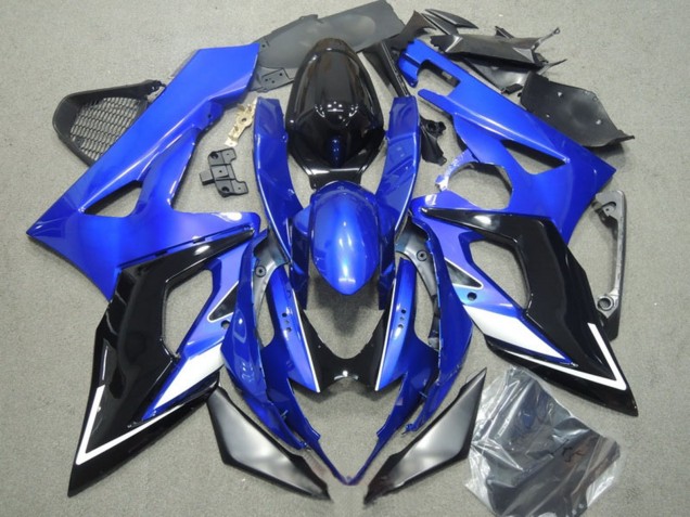 Blau Weiß Silber Schwarz 2005-2006 Suzuki GSXR 1000 Motorrad Verkleidung