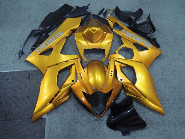 Gold 2005-2006 Suzuki GSXR 1000 Motorrad Verkleidung