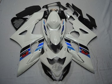 Weiß Blau Rot 2007-2008 Suzuki GSXR 1000 Motorrad Verkleidung Kit