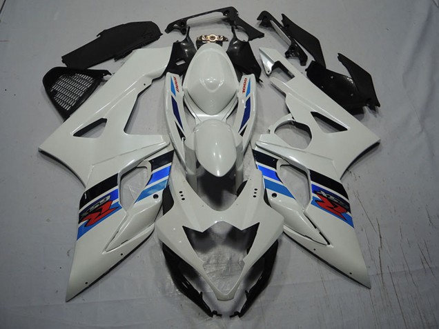 Weiß Blau Rot 2007-2008 Suzuki GSXR 1000 Motorrad Verkleidung Kit