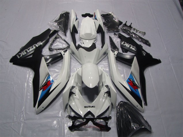 Weiß Blau Schwarz Rot 2007-2008 Suzuki GSXR 1000 Motorrad Verkleidung Kit