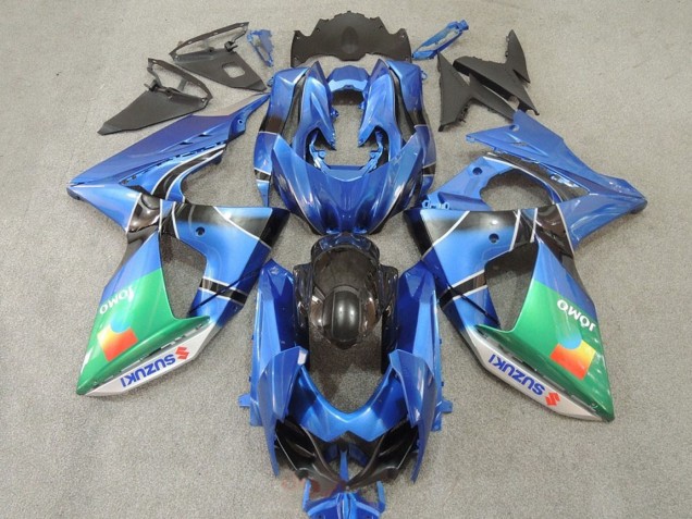 Blau Grün JOMO 2009-2016 Suzuki GSXR 1000 Motorrad Verkleidung