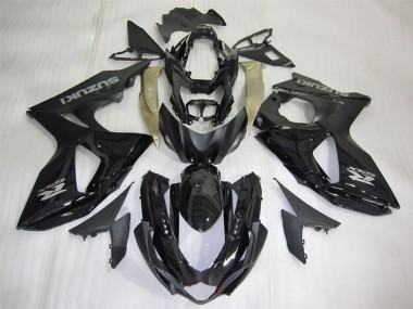 Glänzendes Schwarz Silber Aufkleber 2009-2016 Suzuki GSXR 1000 Motorrad Verkleidung
