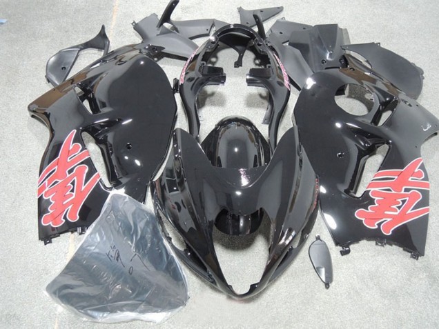 Glänzendes Schwarz Rot Aufkleber 1996-2007 Suzuki GSXR 1300 Hayabusa Motorrad Verkleidung