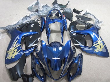 Blau Weiß Gold Aufkleber 2008-2020 Suzuki GSXR 1300 Hayabusa Motorrad Verkleidung