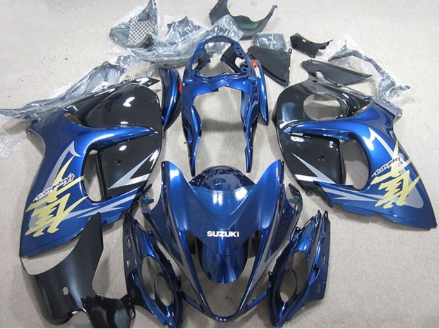 Blau Weiß Gold Aufkleber 2008-2020 Suzuki GSXR 1300 Hayabusa Motorrad Verkleidung
