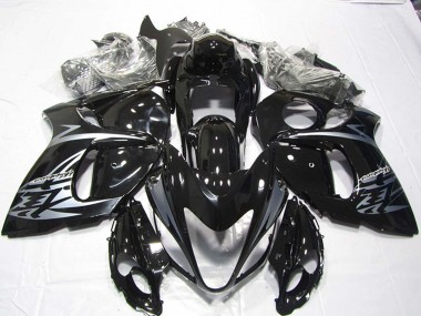 Glänzendes Schwarz Silber 2008-2020 Suzuki GSXR 1300 Hayabusa Motorrad Verkleidung