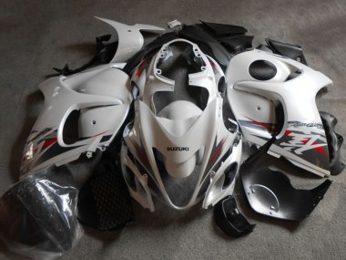 Weiß Schwarz 2008-2020 Suzuki GSXR 1300 Hayabusa Motorrad Verkleidung