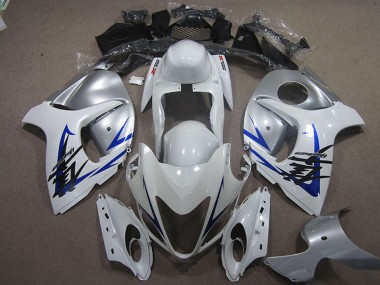 Weiß Blau 2008-2020 Suzuki GSXR 1300 Hayabusa Motorrad Verkleidung