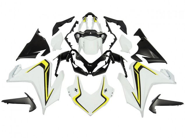Weiß Neon Gelb Matt Schwarz 2022-2023 Honda CBR500R Motorrad Verkleidung