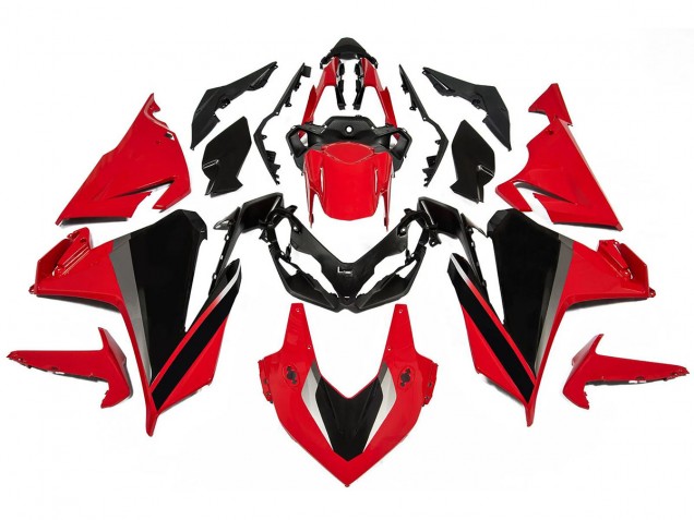Rot Grau Schwarz 2022-2023 Honda CBR500R Motorrad Verkleidung