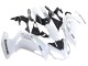 Kawasaki EX650 Motorrad Verkleidung 2012-2016 - Weiss Schwarz
