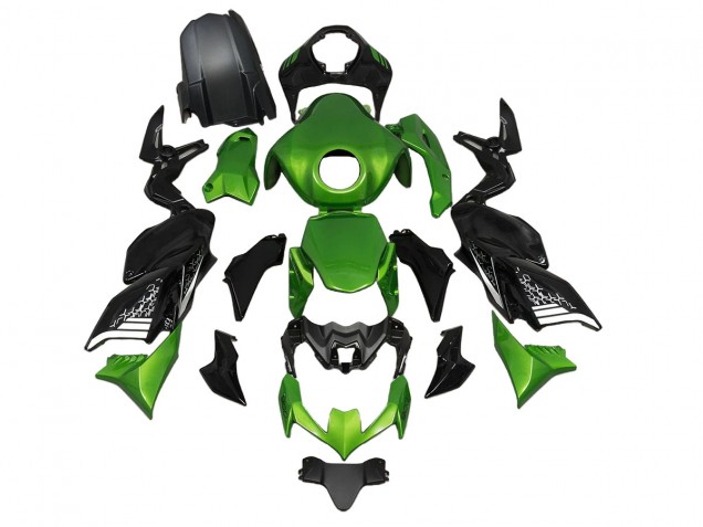 Kawasaki Z900 Motorrad Verkleidung 2020-2024 - Grun Schwarz