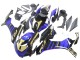 Yamaha YZF R1 Motorrad Verkleidung 2015-2019 - Blau Gold Schwarz