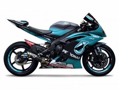 Yamaha YZF R6 Motorrad Verkleidung 2008-2016 - Hellgrun Weiss Schwarz Petronas