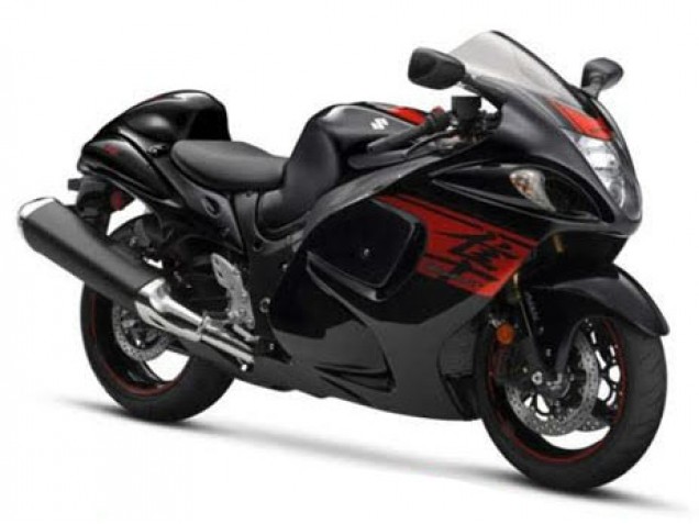 Glänzendes Schwarz Rot 2008-2020 Suzuki GSXR 1300 Hayabusa Motorrad Verkleidung