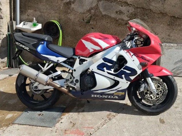 Weiß Rot Blau 1998-1999 Honda CBR900RR 919 Motorrad Verkleidung Kit