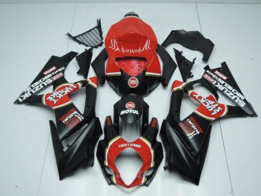 Matt Lucky Strike 07-08 GSXR 1000 Motorrad Verkleidung