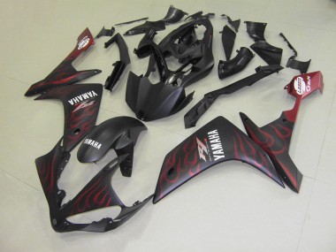Matt Rot Flamme 07-08 YZF R1 Motorrad Verkleidung