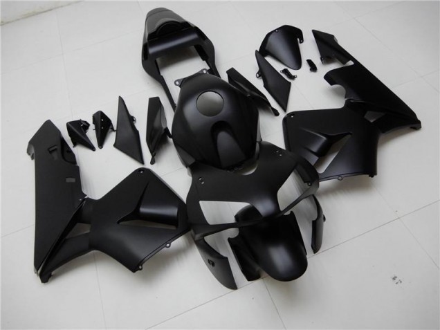 Matt Schwarz 03-04 CBR600RR Motorrad Verkleidungen Matt Schwarz 03-04 CBR600RR Motorrad Verkleidungen