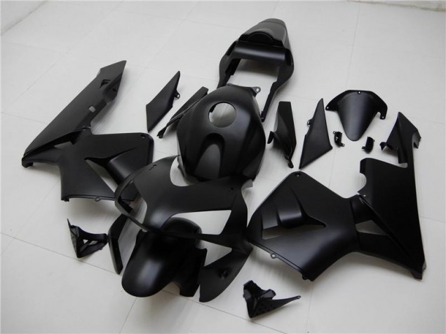 Matt Schwarz 03-04 CBR600RR Motorrad Verkleidungen Matt Schwarz 03-04 CBR600RR Motorrad Verkleidungen
