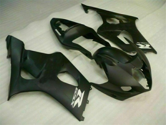 Matt Schwarz 03-04 GSXR 1000 Motorrad Verkleidung Matt Schwarz 03-04 GSXR 1000 Motorrad Verkleidung