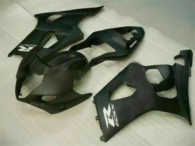 Matt Schwarz 03-04 GSXR 1000 Motorrad Verkleidung Matt Schwarz 03-04 GSXR 1000 Motorrad Verkleidung