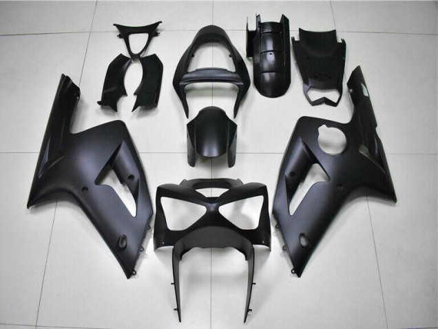 Matt Schwarz 03-04 ZX6R Motorrad Verkleidung Matt Schwarz 03-04 ZX6R Motorrad Verkleidung
