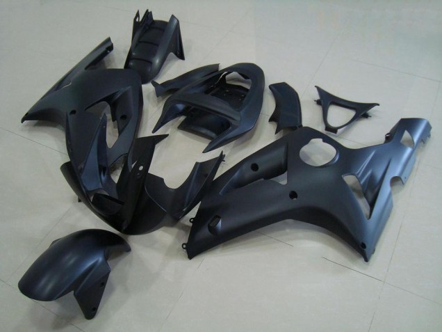 Matt Schwarz 03-04 ZX6R Motorrad Verkleidungen Matt Schwarz 03-04 ZX6R Motorrad Verkleidungen
