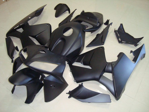 Matt Schwarz 05-06 CBR600RR Motorrad Vollverkleidung Matt Schwarz 05-06 CBR600RR Motorrad Vollverkleidung