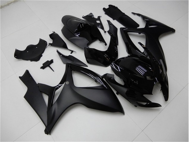 Matt Schwarz 06-07 GSXR 600/750 Motorrad Verkleidung Matt Schwarz 06-07 GSXR 600/750 Motorrad Verkleidung