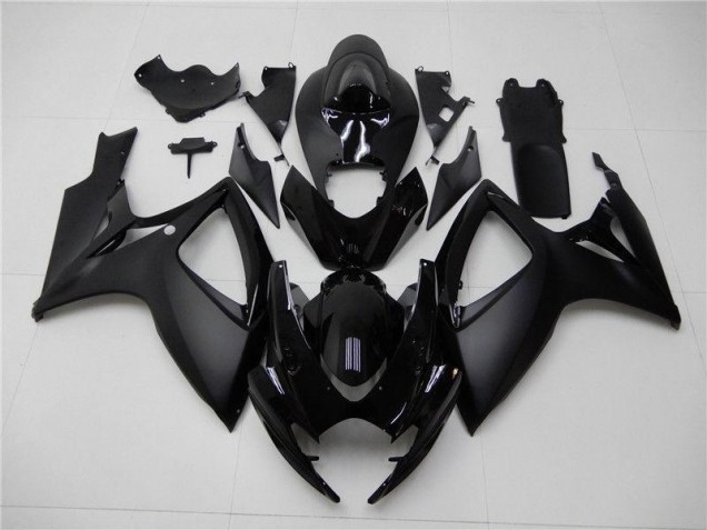 Matt Schwarz 06-07 GSXR 600/750 Motorrad Verkleidung Matt Schwarz 06-07 GSXR 600/750 Motorrad Verkleidung