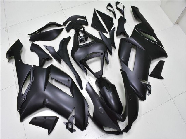 Matt Schwarz 07-08 ZX6R Motorrad Verkleidung Matt Schwarz 07-08 ZX6R Motorrad Verkleidung