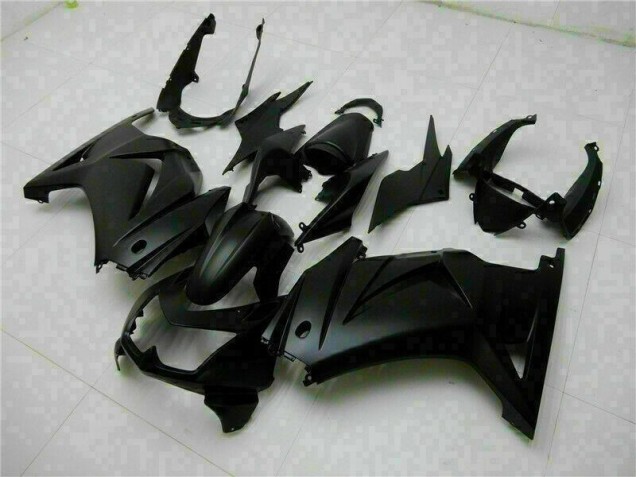 Matt Schwarz 08-12 EX250 Motorrad Verkleidungen Matt Schwarz 08-12 EX250 Motorrad Verkleidungen