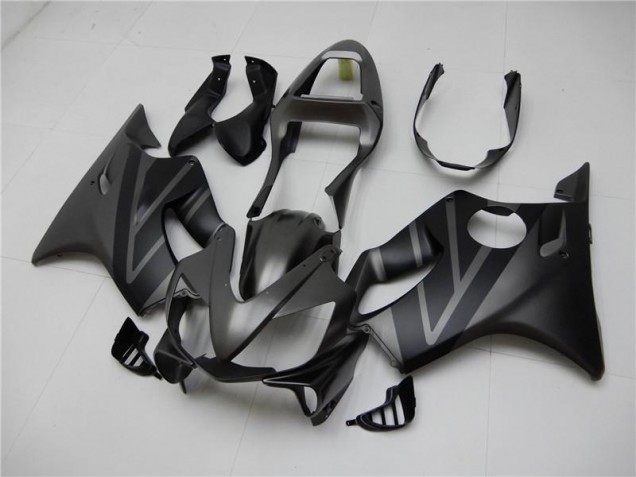 Matt Schwarz Grau 01-03 CBR600 F4i Motorrad Verkleidung Matt Schwarz Grau 01-03 CBR600 F4i Motorrad Verkleidung