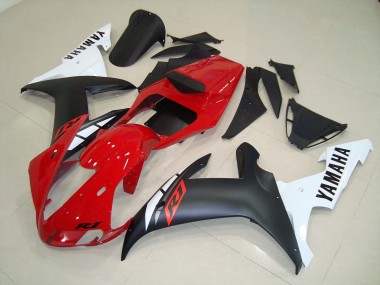 Matt Schwarz Rot 02-03 YZF R1 Motorrad Verkleidung