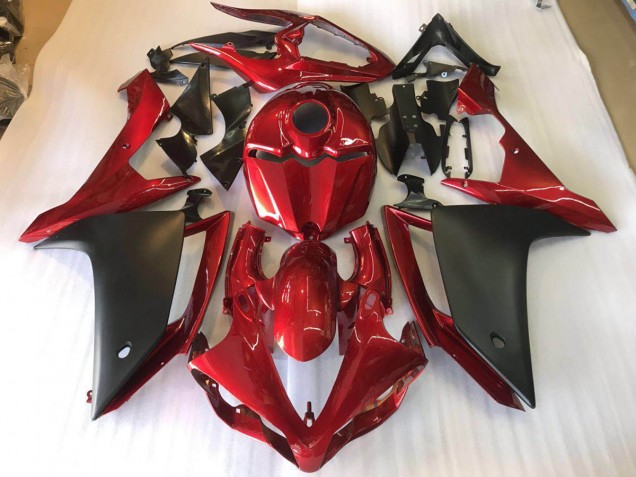 Matt Schwarz Rot 07-08 YZF R1 Motorrad Verkleidungen Matt Schwarz Rot 07-08 YZF R1 Motorrad Verkleidungen