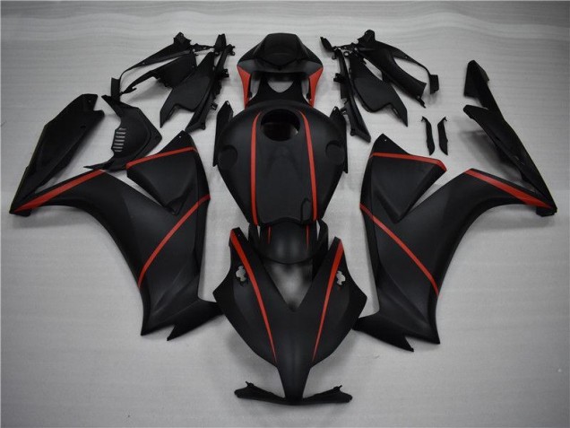 Matt Schwarz Rot 12-16 CBR1000RR Motorrad Verkleidung Matt Schwarz Rot 12-16 CBR1000RR Motorrad Verkleidung