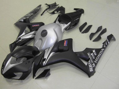 Matt Schwarz Silber 06-07 CBR1000RR Motorrad Verkleidung