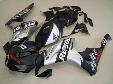 Matt Schwarz Silber Repsol 06-07 CBR1000RR Motorrad Verkleidung